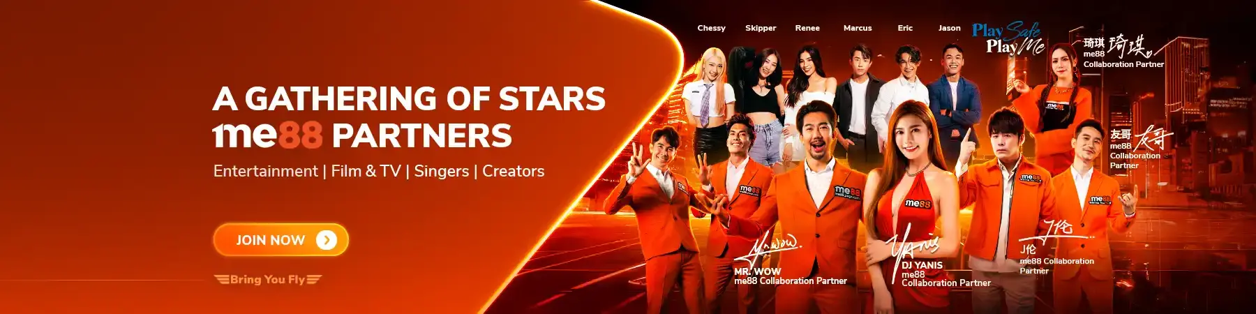 banner me88 all star artists