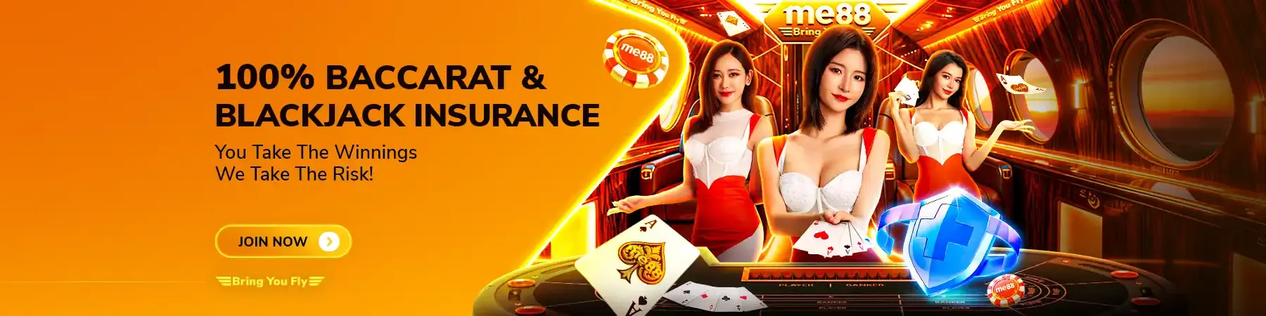 banner 100% online baccarat and blackjack at me88